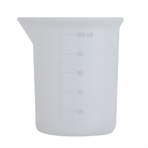 100ml Silicone Measuring Cups for Resin Non-Stick Mixing Cups Glue Tools Precise Scale Toning Cups for Resin DIY Craft Jewelry