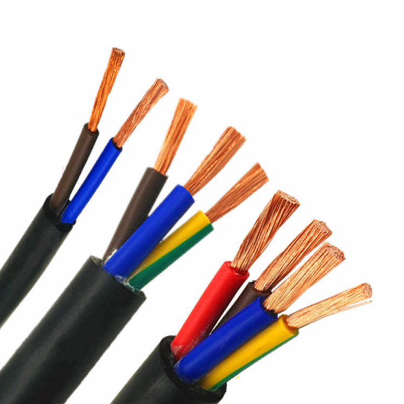 Good Selling Copper Wire 2.5 mm 3 Core H05VV-F PVC Jacket Solid Copper Electrical Wire for Appliances Wiring