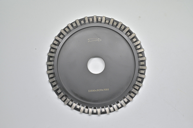 CNC Profile Wheel for Bridge Saw Diamond Tools Brazed Profiling Grinding Wheels Segmented Granite Metal Carton Multifunction BT