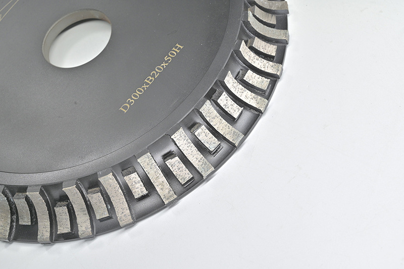 CNC Profile Wheel for Bridge Saw Diamond Tools Brazed Profiling Grinding Wheels Segmented Granite Metal Carton Multifunction BT