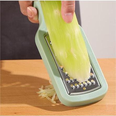 Multifunctional vegetable shredder set household stainless steel cheese grater stackable three in one wire planer set