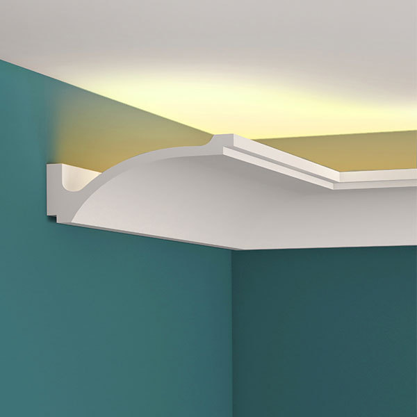 Interior indirect lighting coving ceiling decorative cornice foam Moulding ready to install