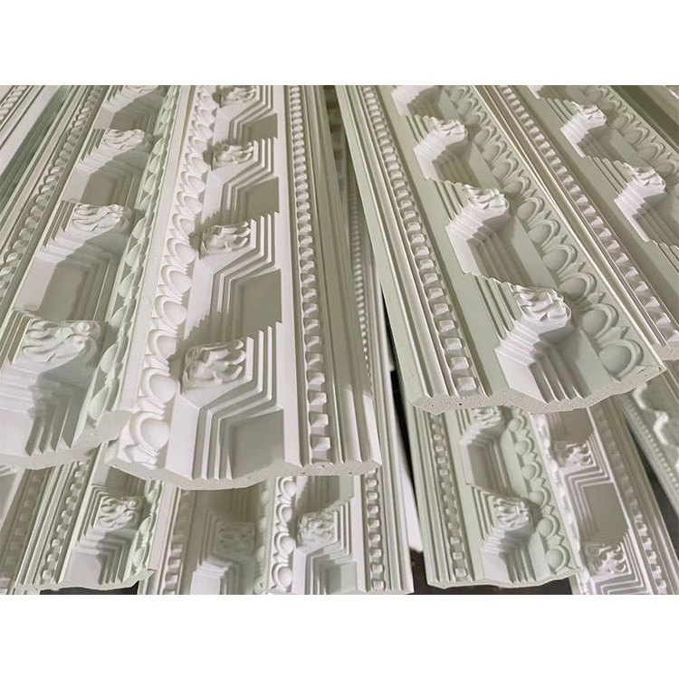 81015  New high grade Polyurethane building decorative ceiling molding  75mm cornice