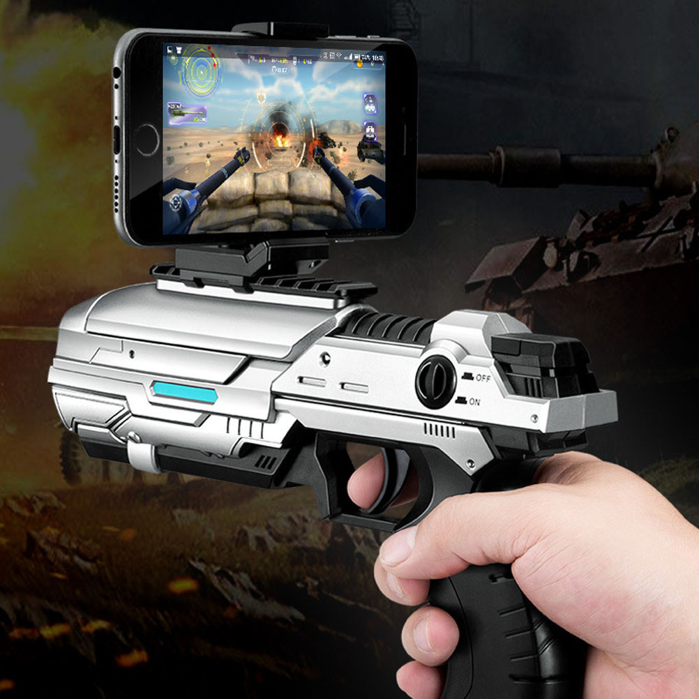 New Design Augmented Reality Games Gun IOS Android AR Toy Multiplayer Interactive Virtual Reality Shoot Control AR Game Toy Gun