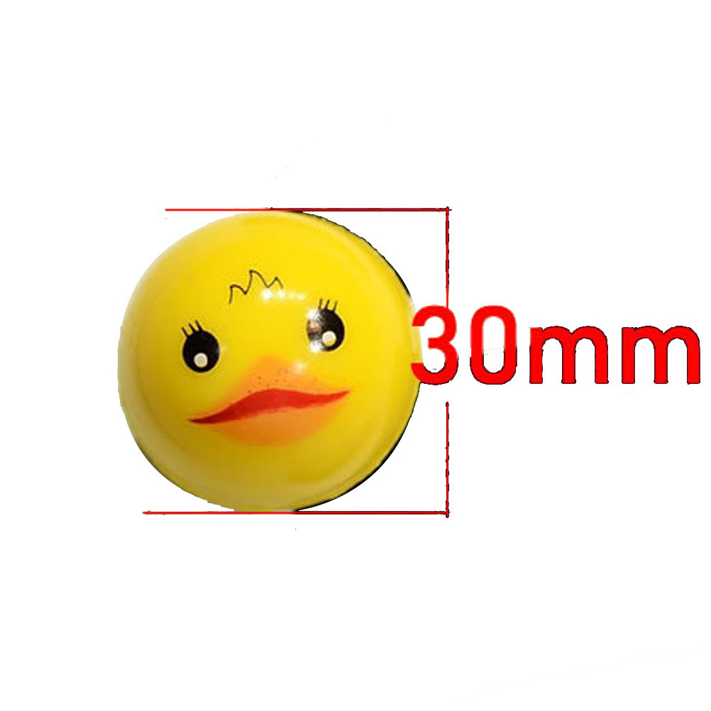 32mm Children's Toy Solid Elastic Ball Little Yellow Duck New Game Gashapon Machine Gashapon Toy Jumping Ball