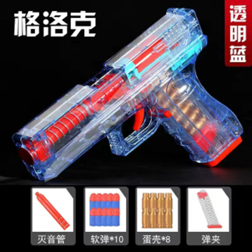 For Child Air Blaster Guns Plastic Promotional Shooting Toys Ak47 Soft Bullet Foam Toy Gun With Bullets Shoot