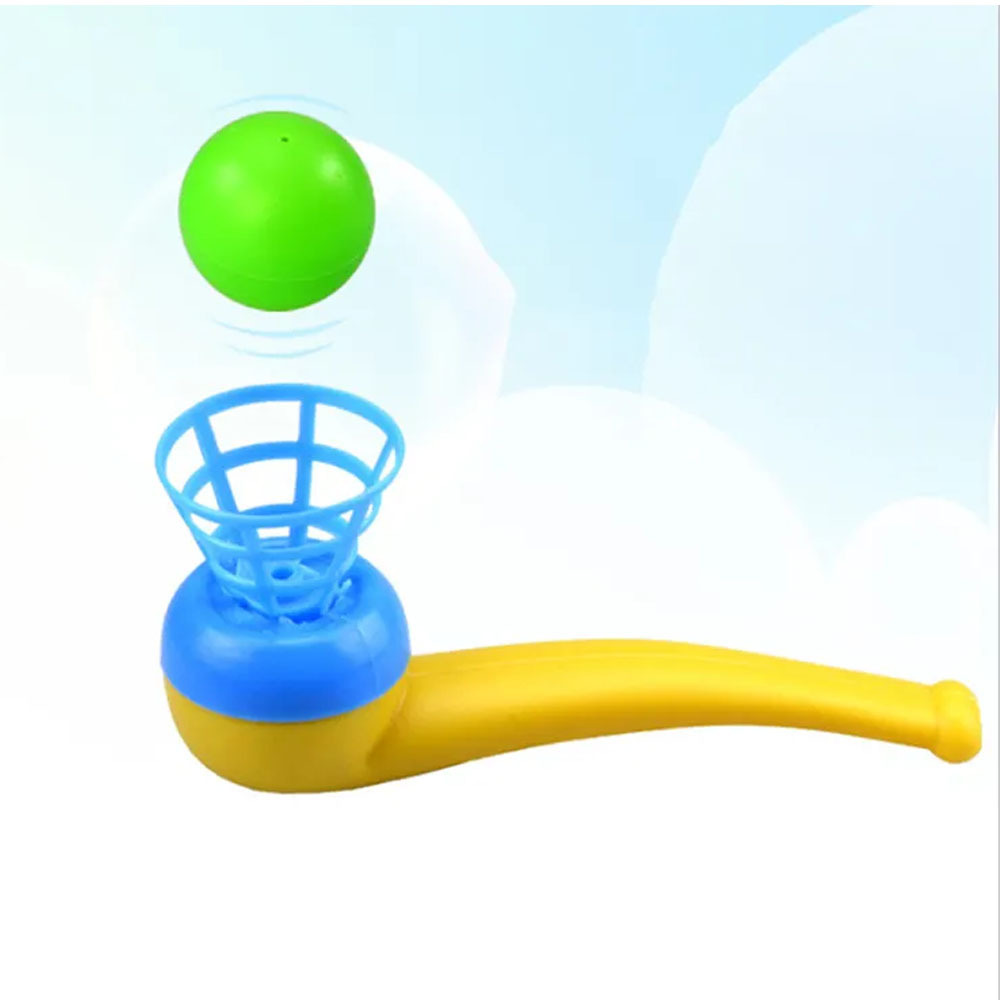 Classic Children's Nostalgic Toys Childhood Street Stall Plastic Blowing Ball Pipe Suspended Ball