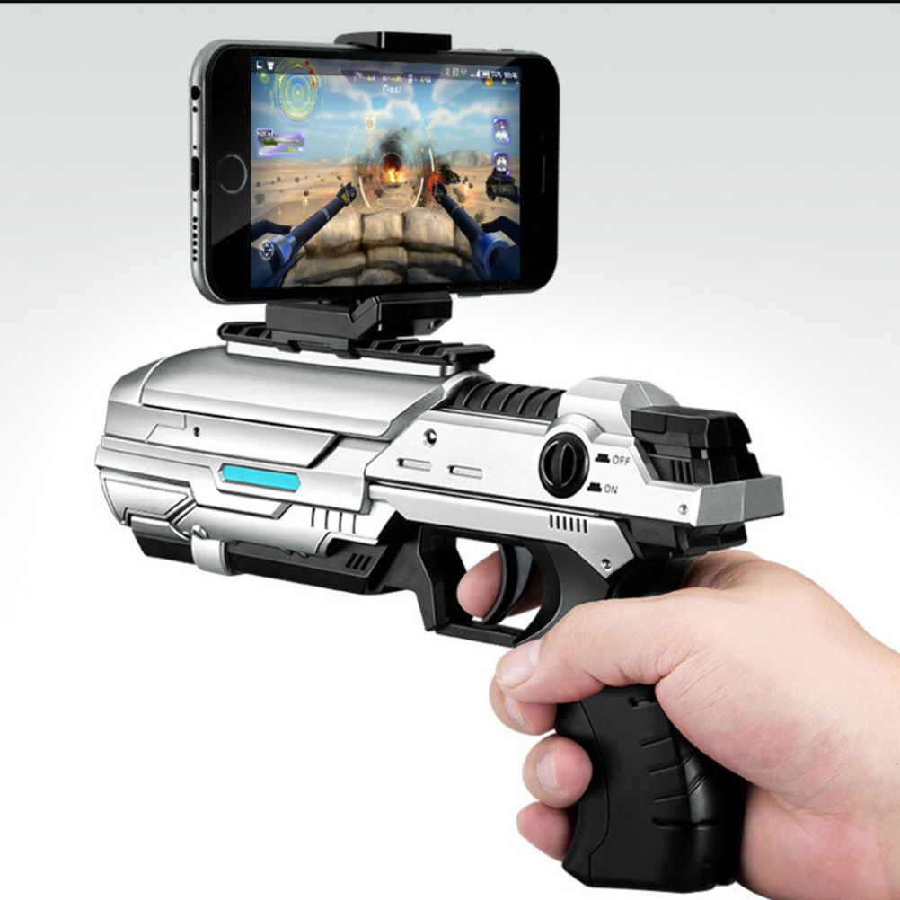 New Design Augmented Reality Games Gun IOS Android AR Toy Multiplayer Interactive Virtual Reality Shoot Control AR Game Toy Gun