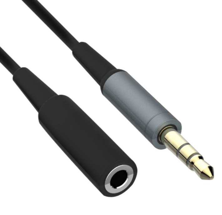 3.5mm 6.35mm auxiliary audio aux cable with usb data port 2 in 1 video converter cable for car