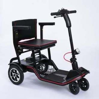 Folding Lightweight Commode Motor Portable Standing Lift Handicapped Vehicle Stair Climb Reclining Travel Wheelchair