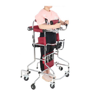 Cerebral Palsy Child And Adult Walking Aid Hemiplegic Walker Lower Limb Training Standing Frame With Wheels Walker