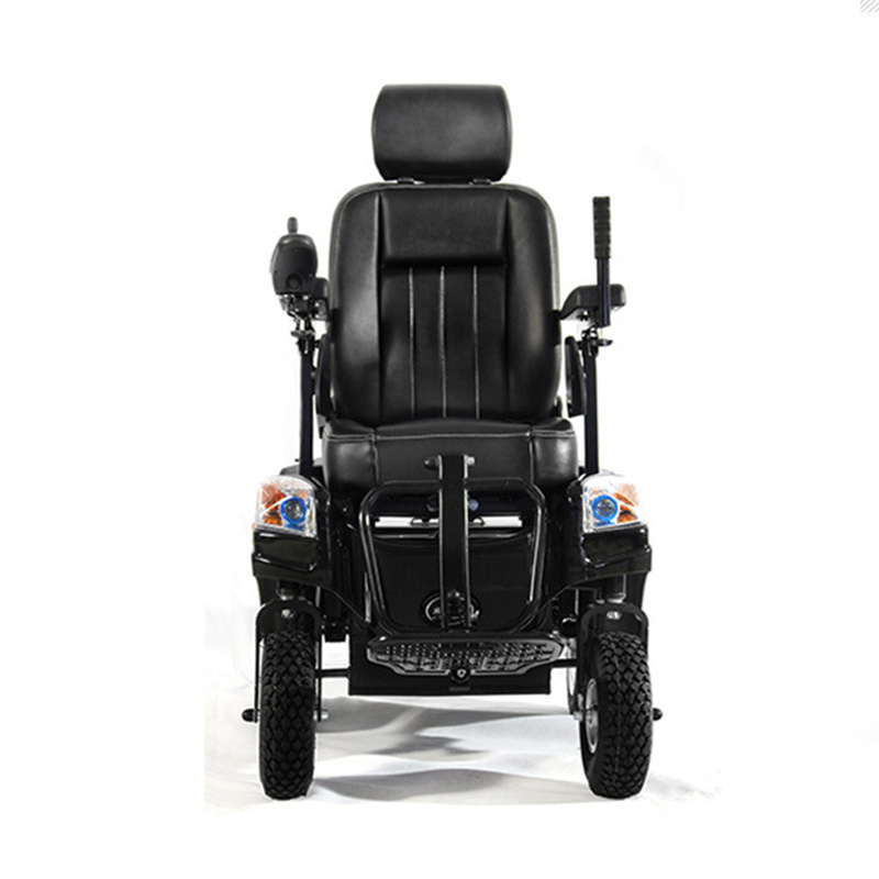 Power Motorized Travel All Terrain Ramp Reclining  Convenient Comfortable Special-needs Electric Wheelchair For Elderly