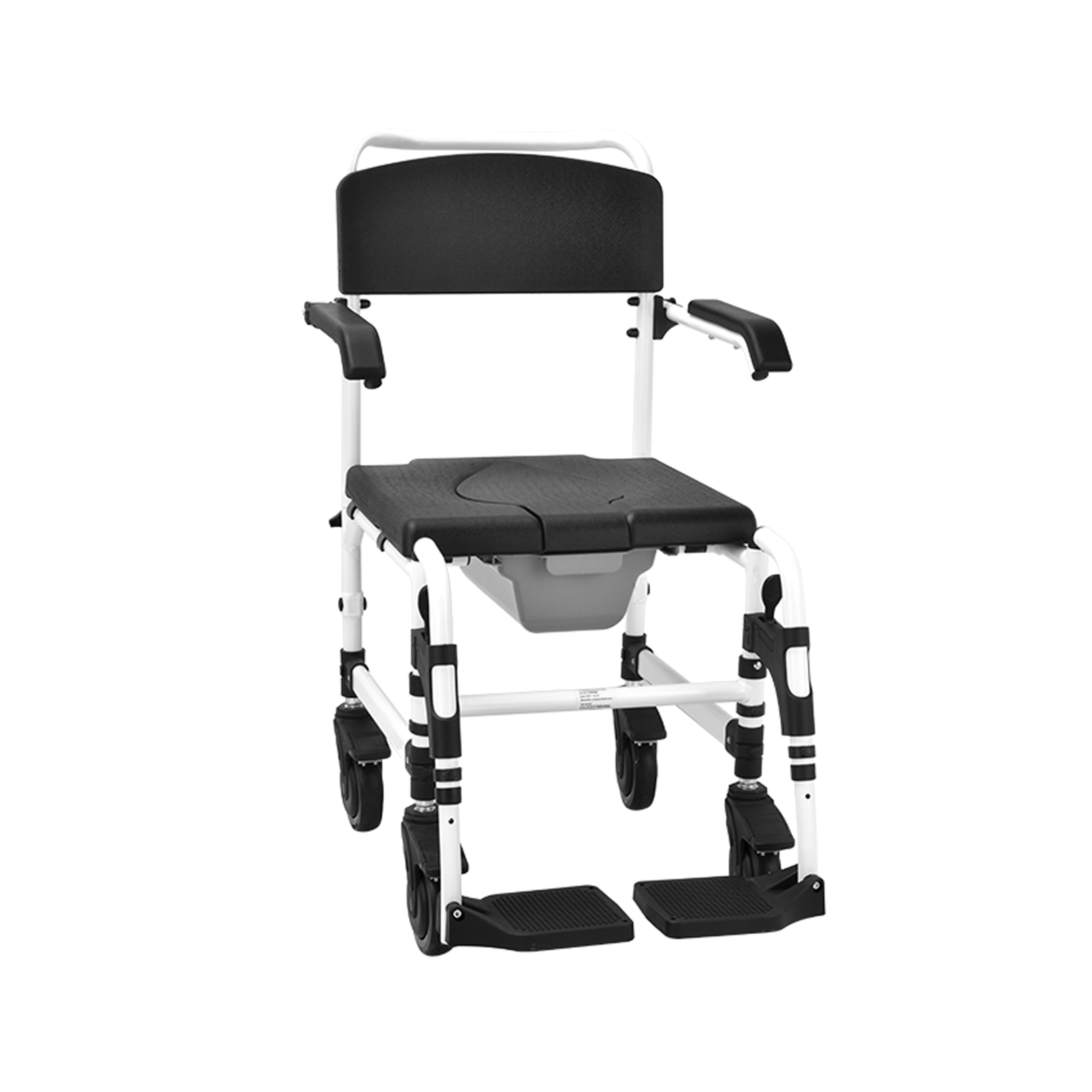 Adjustable Portable Widen Toilet Chair Commode Wheelchair With Toilet For The Elderly