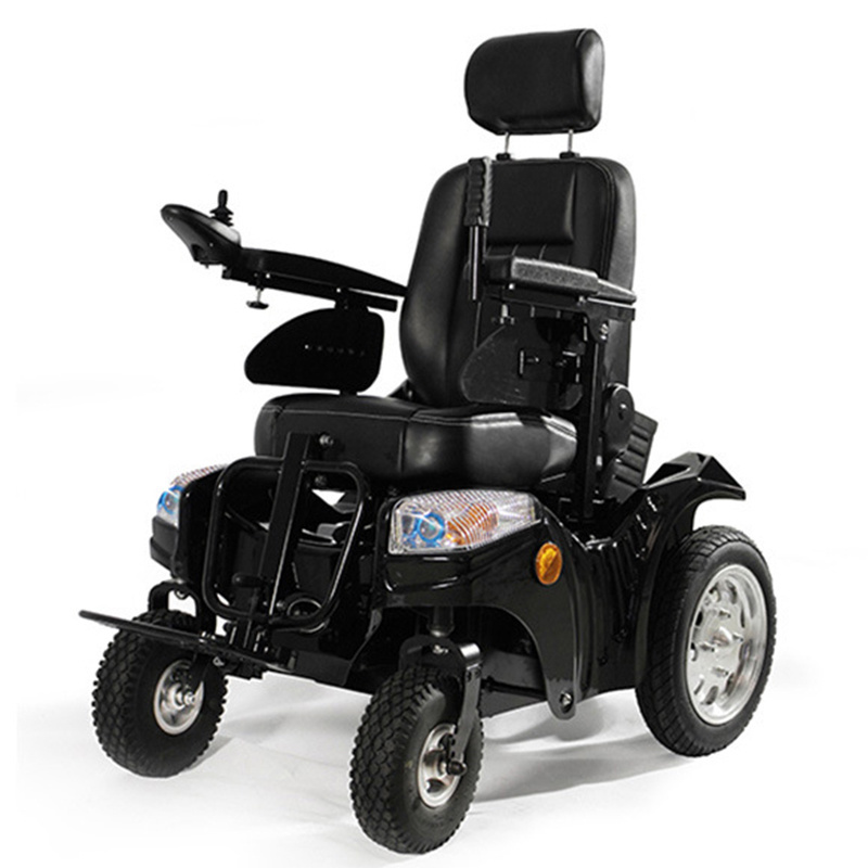 Power Motorized Travel All Terrain Ramp Reclining  Convenient Comfortable Special-needs Electric Wheelchair For Elderly