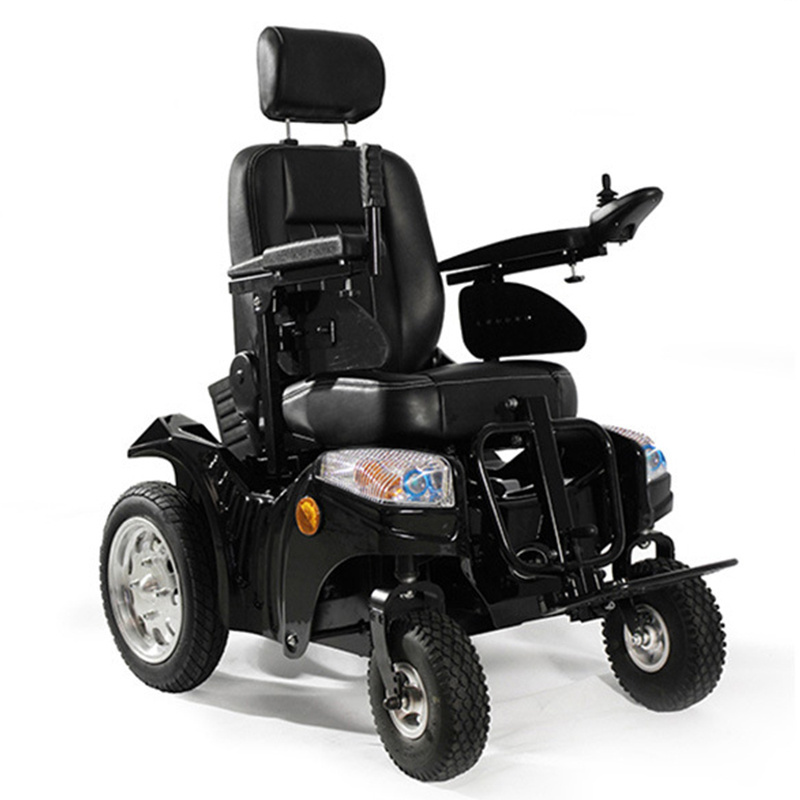 Power Motorized Travel All Terrain Ramp Reclining  Convenient Comfortable Special-needs Electric Wheelchair For Elderly