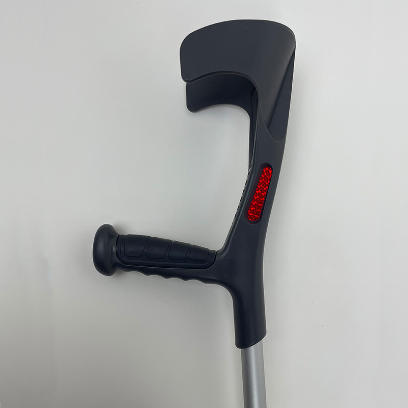 2023 Trending New Ergonomic Euro Style Crutch Comfortable Walking Stick Adjustable Elbow Crutch