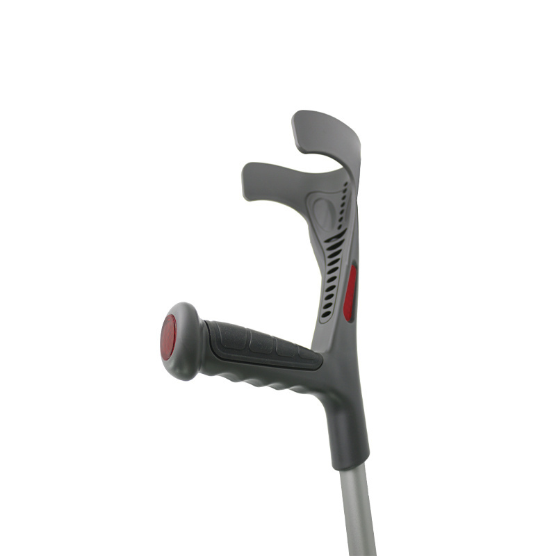 2023 Trending New Ergonomic Euro Style Crutch Comfortable Walking Stick Adjustable Elbow Crutch