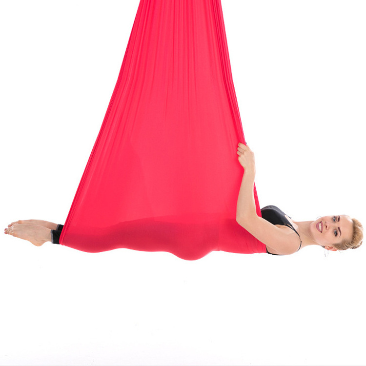 Anti gravity swing purple pink black yoga hammock