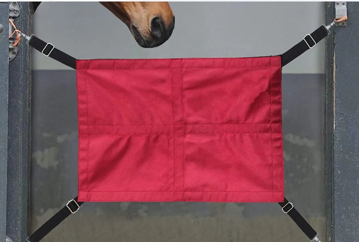 Equestrian accessories--high quality 1680D polyester adjustable straps stall gate stables Horses Stall Guard