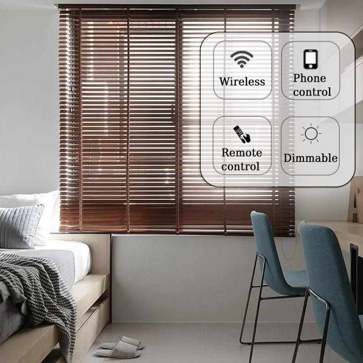 Wood venetian blinds for windows wooden timber blinds automatic faux wood blinds