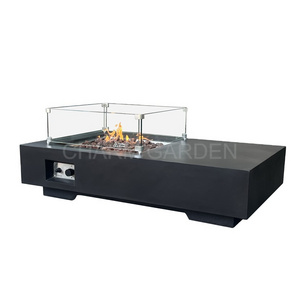 High-Quality Products Rectangle Concrete Propane Gas Fire Pit