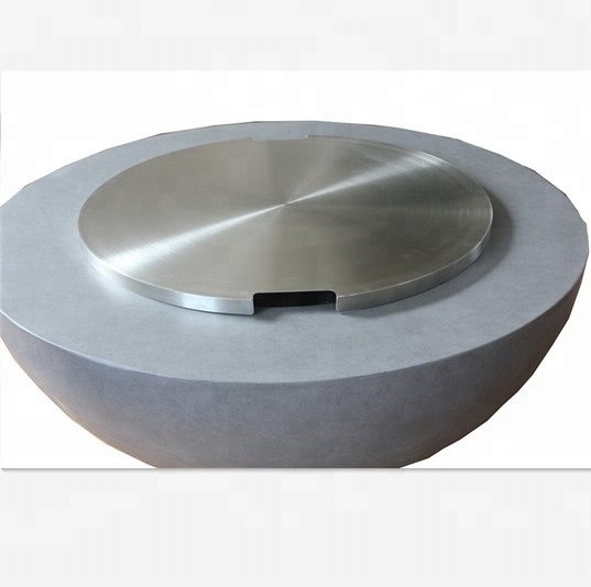 Cast concrete GRC / GFRC round D42 inch gas fire pits bowl