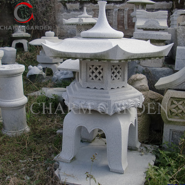 Factory Direct Selling Garden Decoration Outdoor Living Japanese Stone Lantern with beautiful price & super craftsmanship