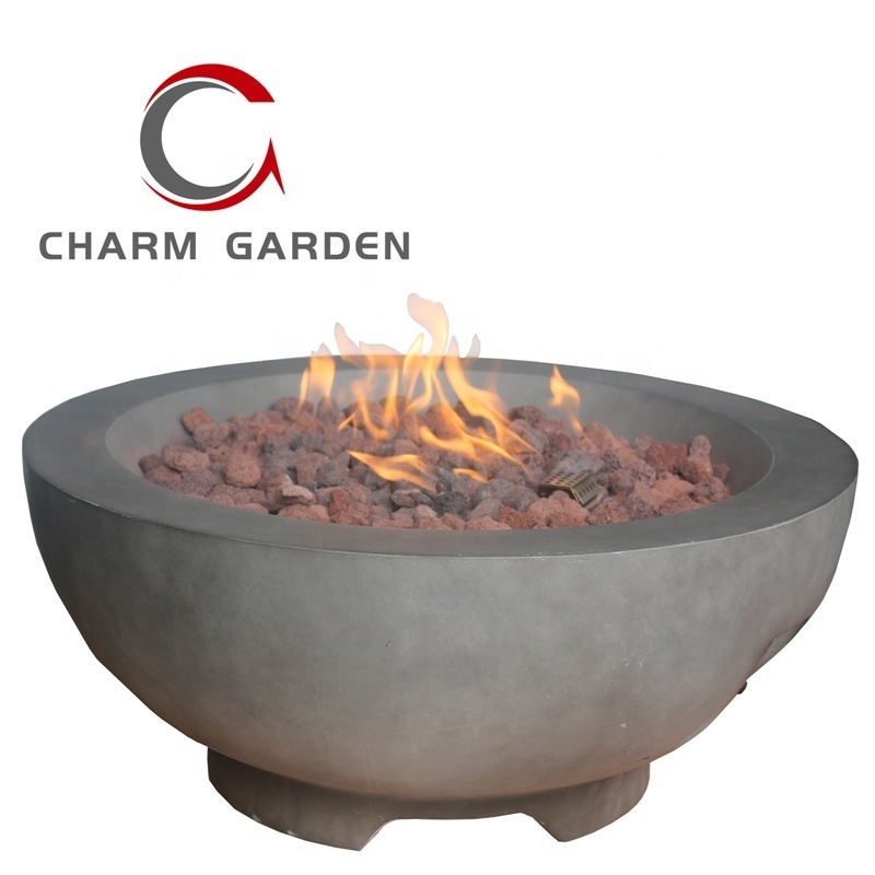 Charm Garden Tabletop Sphere Portable Fire Pit Bowl for Indoor and Outdoor