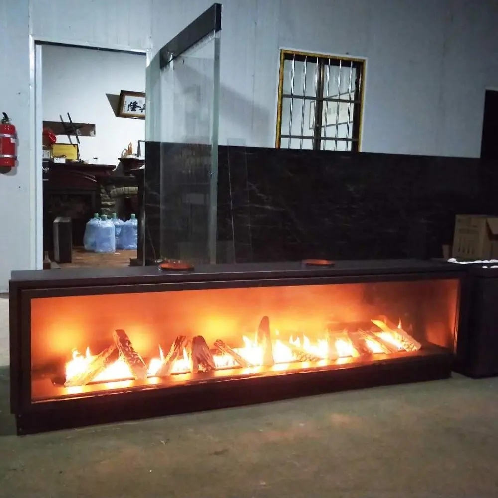 Propane Gas Natural Gas One Side Direct Vented Real Fire Fireplace in the House