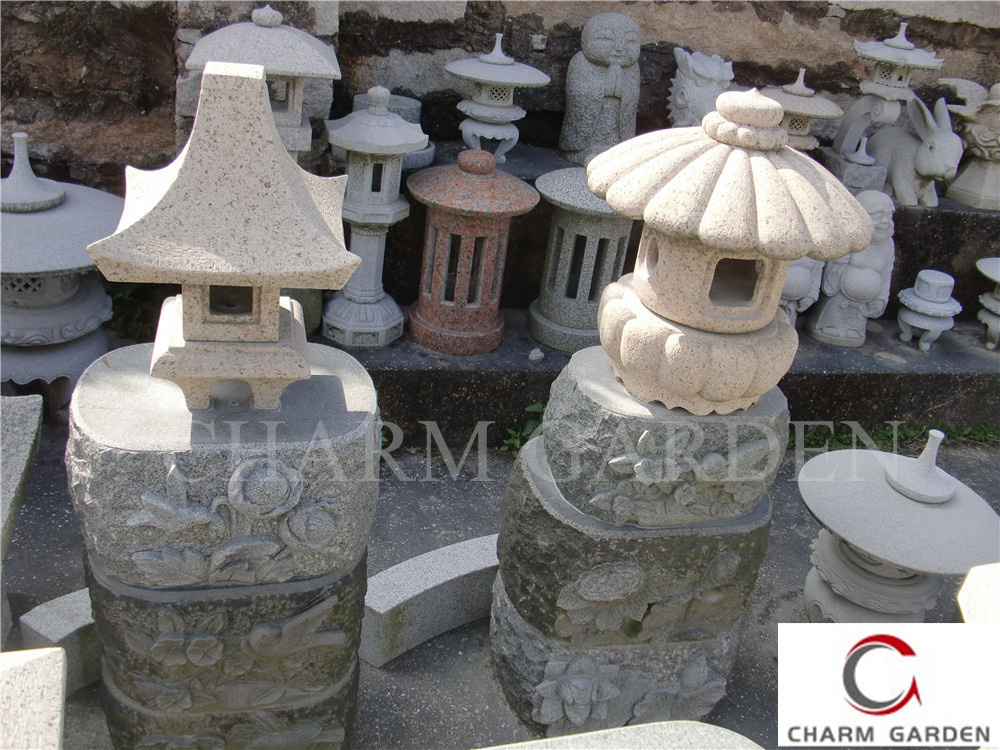 Factory Direct Selling Garden Decoration Outdoor Living Japanese Stone Lantern with beautiful price & super craftsmanship