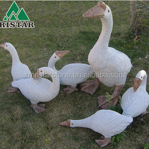 granite and marble stone animal carvings goose