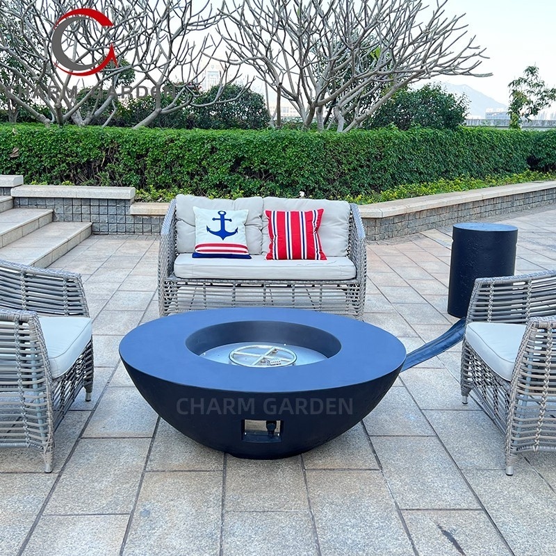 Hot Selling 48 inch Outdoor  Firepit Bowl Customized Big Round Fire Table