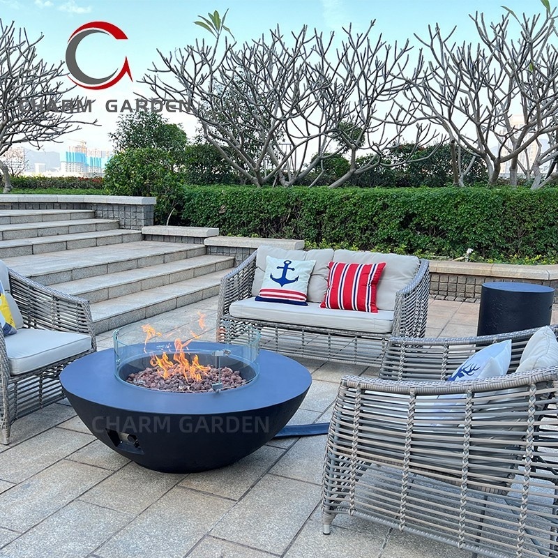 Hot Selling 48 inch Outdoor  Firepit Bowl Customized Big Round Fire Table