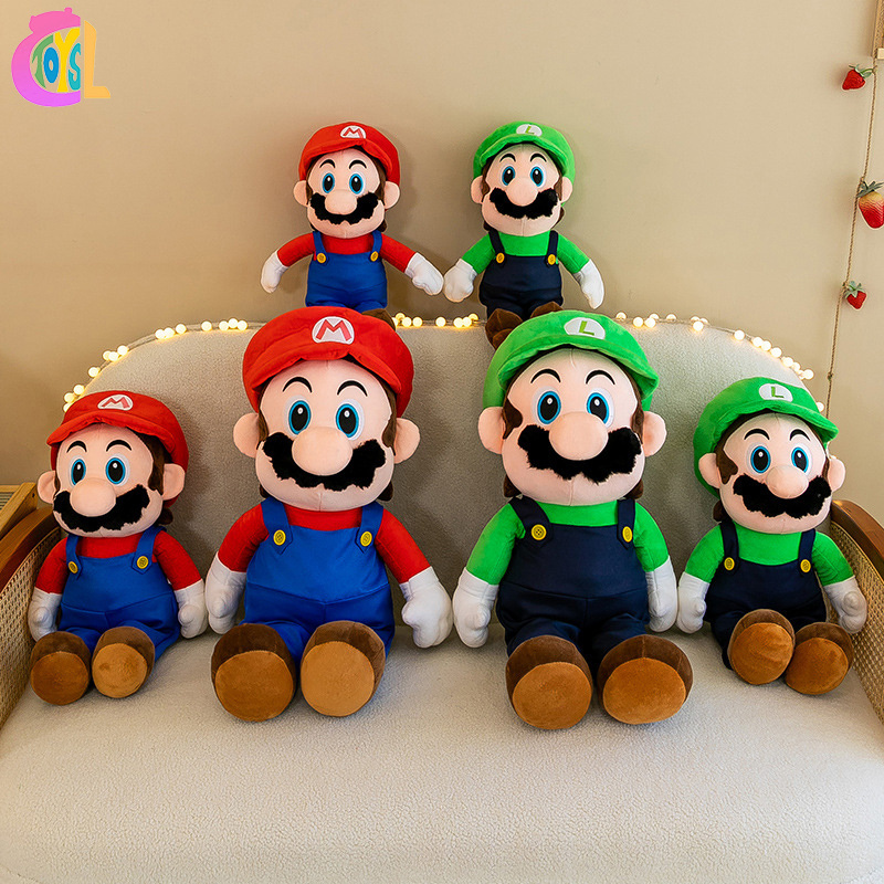 Mario Wholesale cheap super soft cute funny plush stuffed animal toys for claw machine plush figure toys