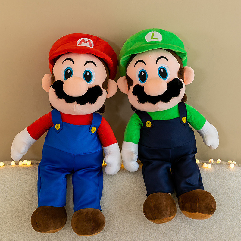 Mario Wholesale cheap super soft cute funny plush stuffed animal toys for claw machine plush figure toys