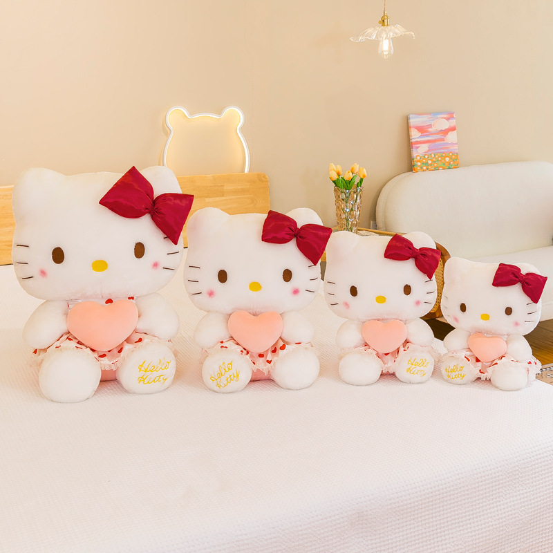 Wholesale Hellokitty Plush Sanrio Stuffed Soft Plush figure Toys Children's Gifts Stuffed Animal Toy Cartoon Doll Stuffed Plush