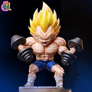 Drag-on Ball Z Vegeta Fitness Figure DBZ Model Bodybuilding Series Figurals Anime Statue Figurine Collection Birthday Gifts