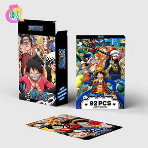 High Quality One Pieced Luffy 92PCS/Sets Funny Playing Lomo Double-sided Cards Anime Collection Cards