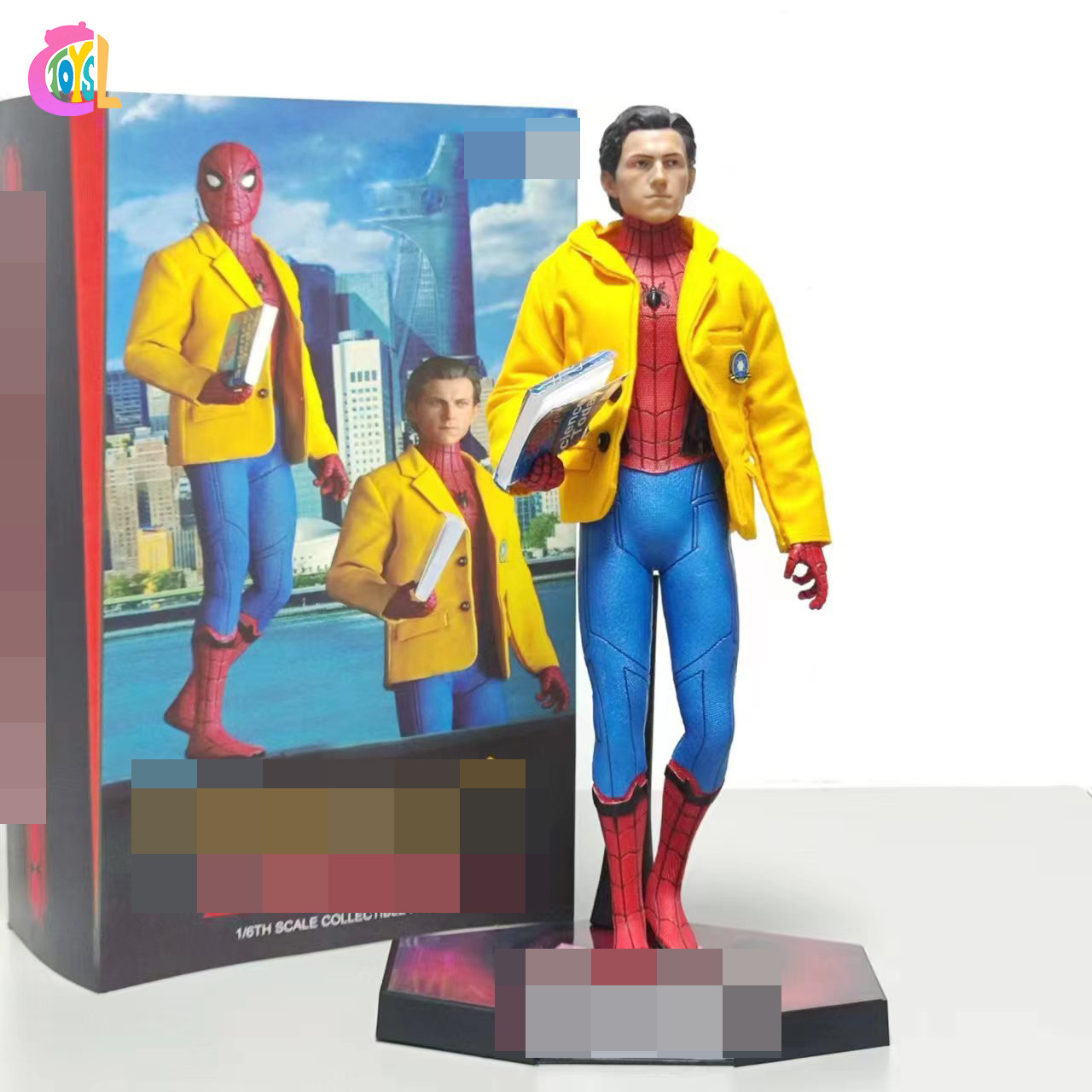 Wholesale Super Hero Spider Statue Action Figures Collection Toys Doll Decoration Two Heads Figures Model