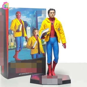 Wholesale Super Hero Spider Statue Action Figures Collection Toys Doll Decoration Two Heads Figures Model