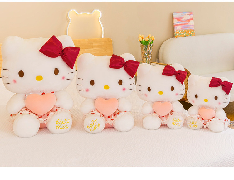 Wholesale Hellokitty Plush Sanrio Stuffed Soft Plush figure Toys Children's Gifts Stuffed Animal Toy Cartoon Doll Stuffed Plush