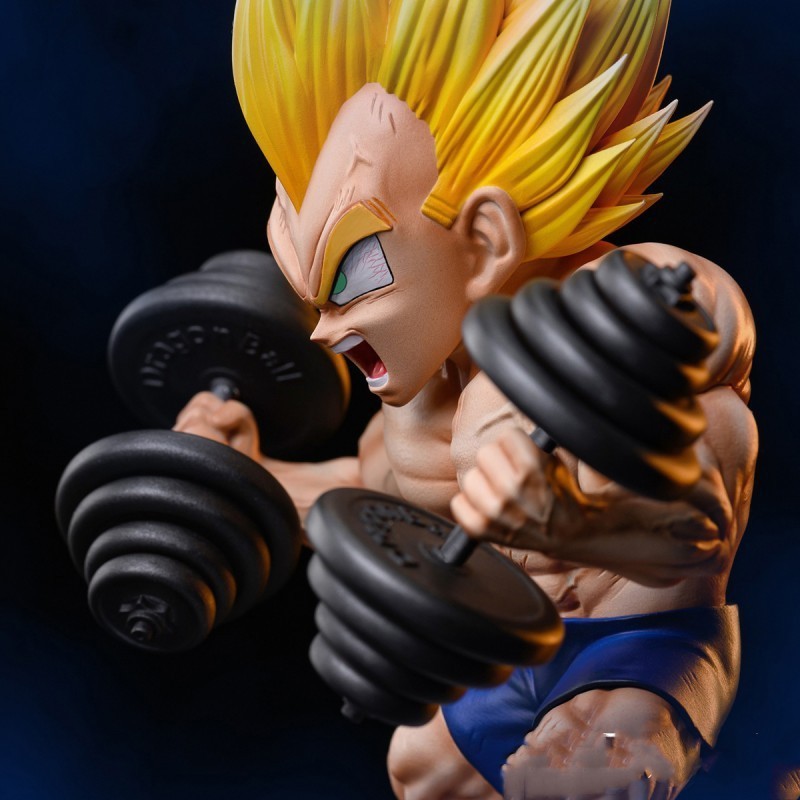 Drag-on Ball Z Vegeta Fitness Figure DBZ Model Bodybuilding Series Figurals Anime Statue Figurine Collection Birthday Gifts