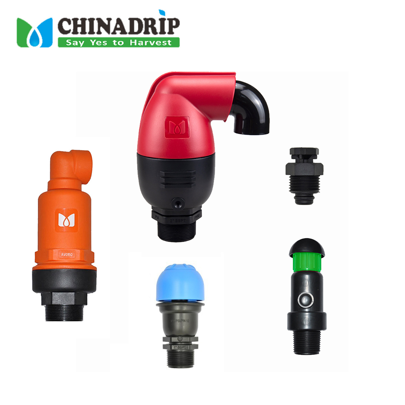 Agriculture Drip Irrigation C Type Kinetic Air Vent and Vacuum Relief Combined Air Release Valve