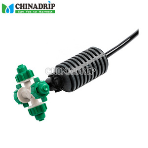 Micro Irrigation Sprinkler Drip Irrigation System Four Way 4 Outlet Fogger Irrigation