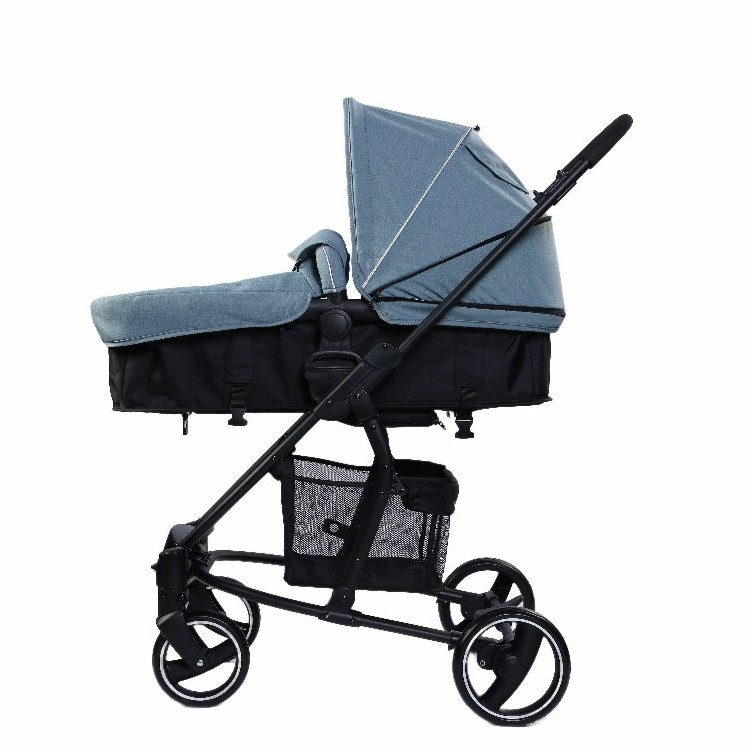 Folding Match Car Seat Big Wheels High Landscape Baby Carriage  Double-layer Canopy Baby Stroller