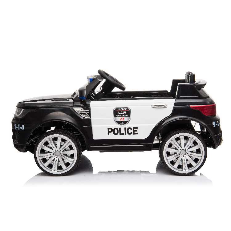 Wholesale Battery Ride Toy 2 Seat Big Kid Police Electric Car On Car