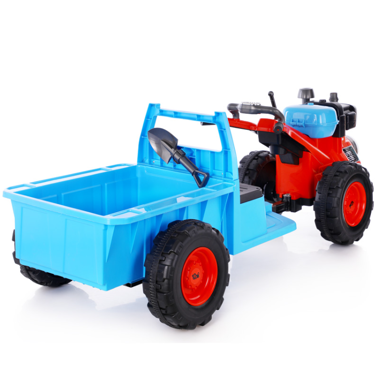 Battery Power Remote Control Dump Tractor Truck Toy Ride On Vehicle Motorized Car For Kid