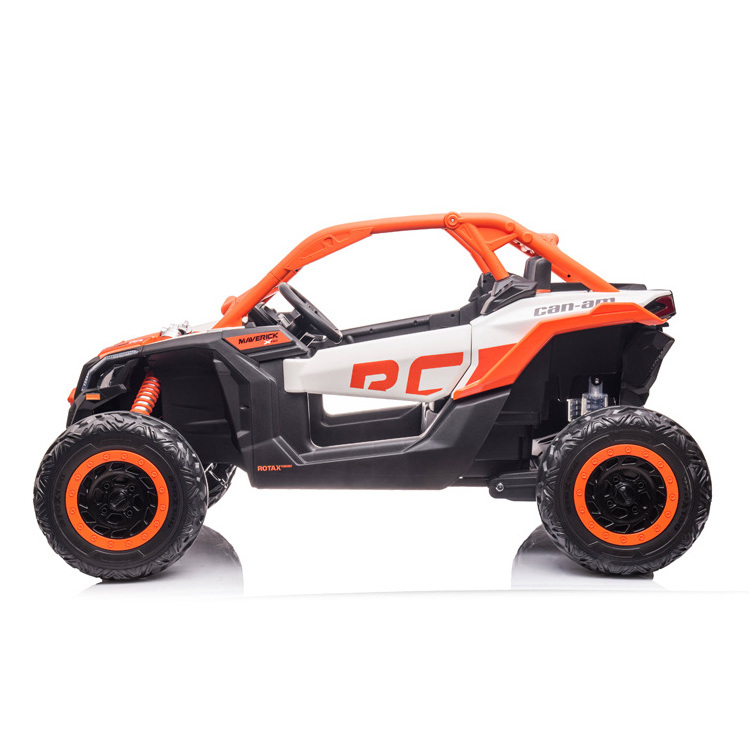 24V Licensed Can Am Marverick UTV for Kids with Perfect Spring Suspension