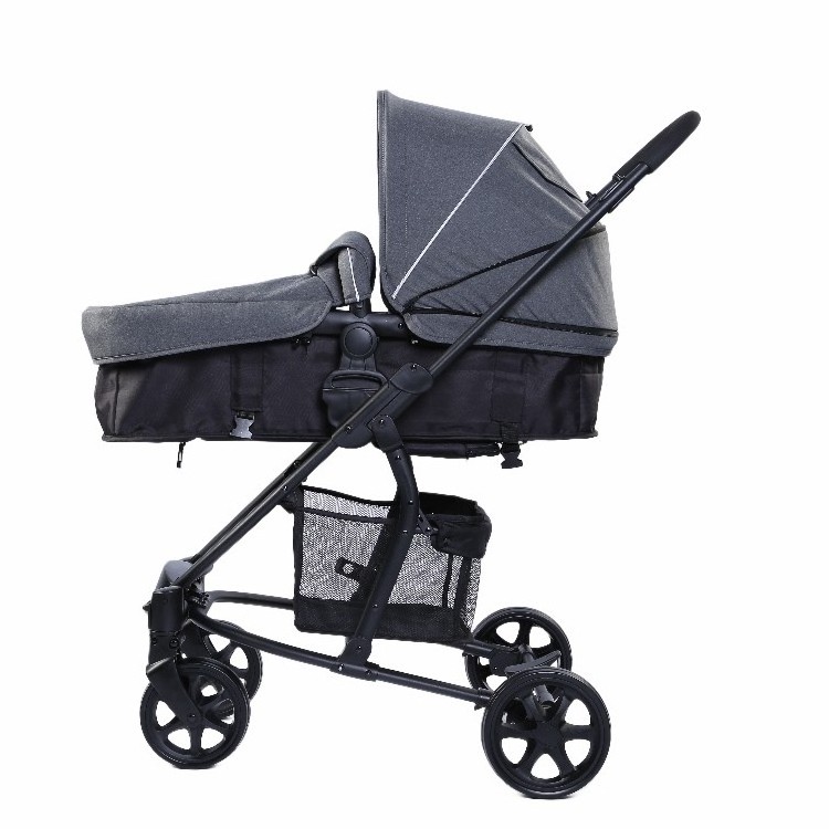 Folding Match Car Seat Big Wheels High Landscape Baby Carriage  Double-layer Canopy Baby Stroller