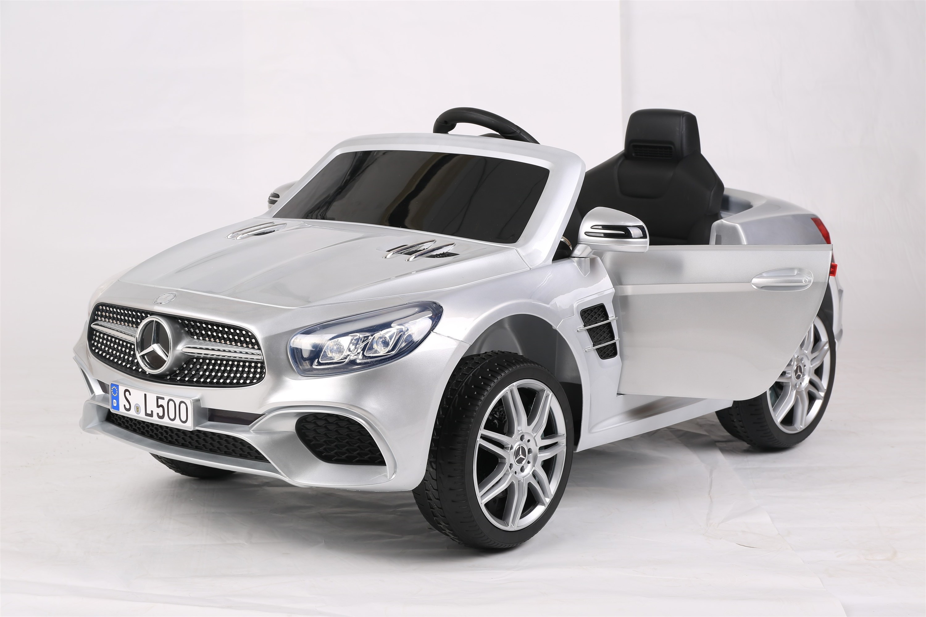 Licensed Mercedes Benz SL500 Wholesale Price Children Toys Ride On Car Electric Police Car 12V Battery Car For Kids 3-8 Years